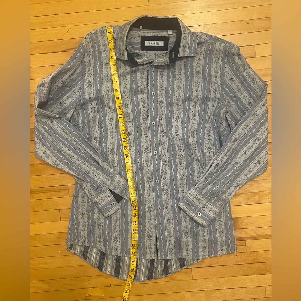 Men’s Zagiri Dress Shirt in Sz L - Picture 5 of 5